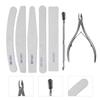 Professional Nail Art Manicure Pedicure Tool Set Nail Sanding Sponge Files Buffer Polisher