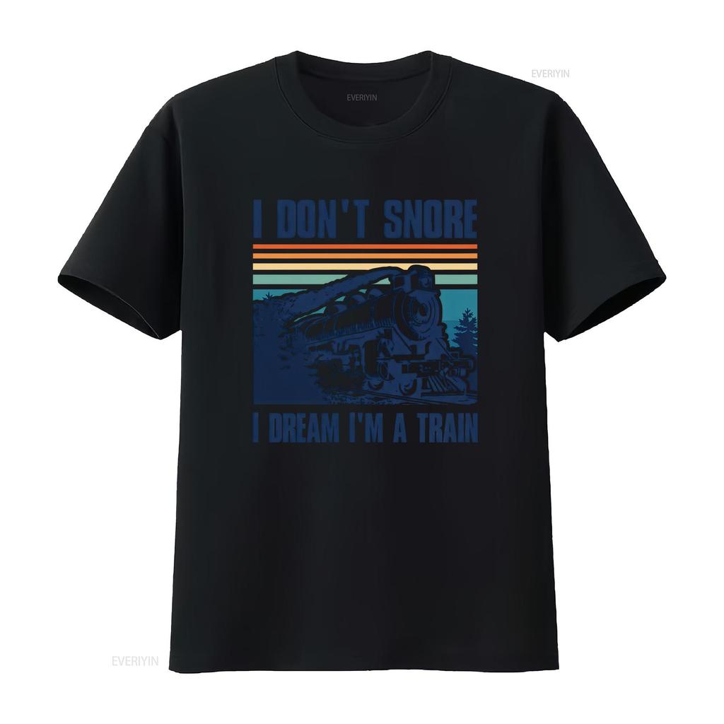 Snoring Train T Shirt Funny Snore Sleep Noise Family Dad Uncle Grandpa vintage Washed Slightly designer clothes streetwear