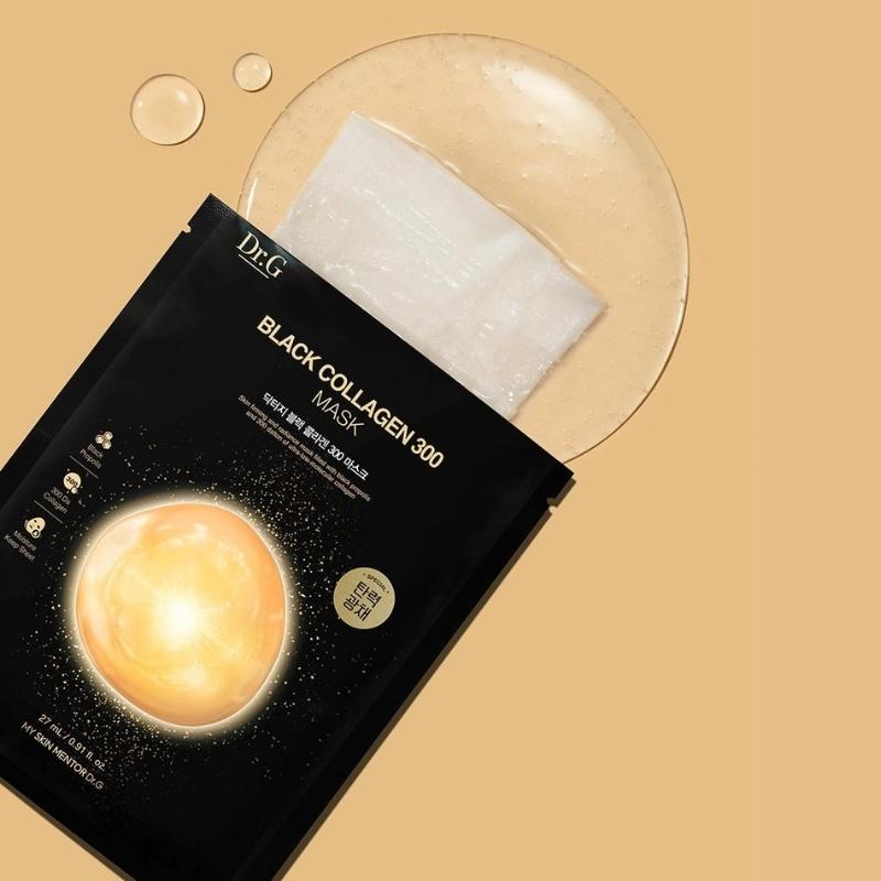 Dr.G Black Collagen 300 Mask 20ct <No Box> 540 Ml / 18.2 Fl. Oz.