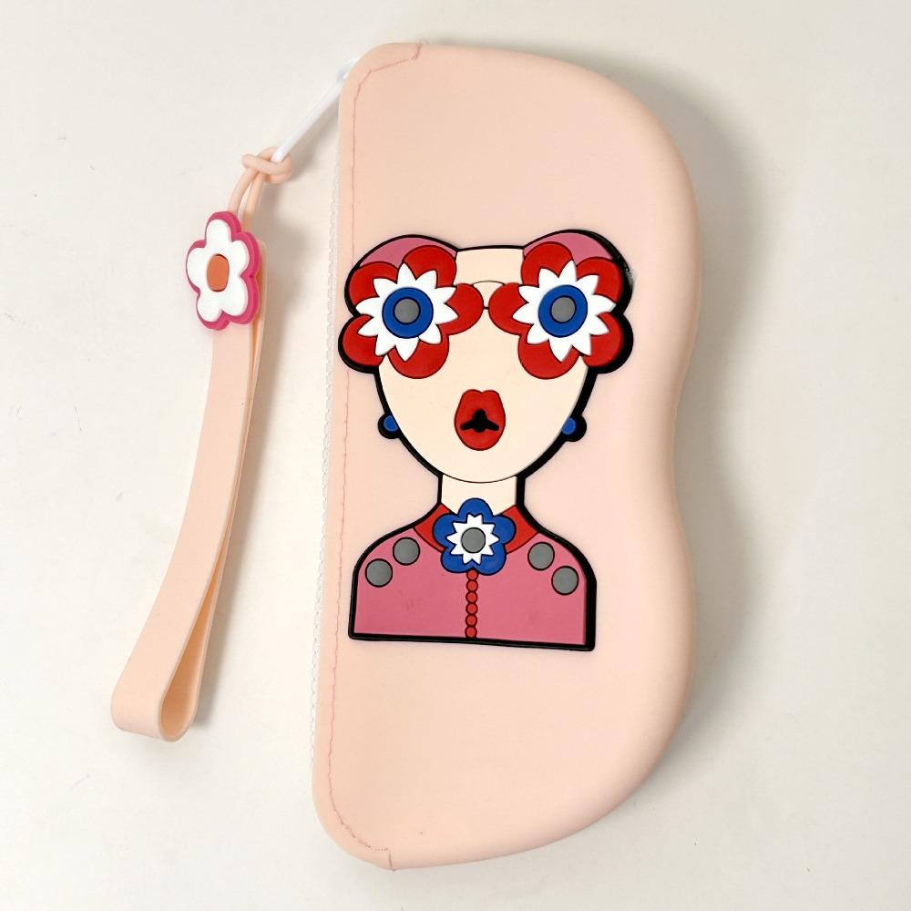 Waterproof Small Items Bag Dustproof Sunglasses Pouch Simple Silicone Eyeglasses Case  Travel