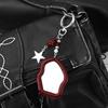 Exquisite Temperament Red Heart Bow Charms Keychain Versatile Phone Pendant  Backpack Hanging Ornament Accessories Gifts