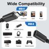 USB C Extension Cable Fast Charging & Transfer Data Type C Male to Female Extender Cord For Laptop Playstaion Tablet USB-C Hub