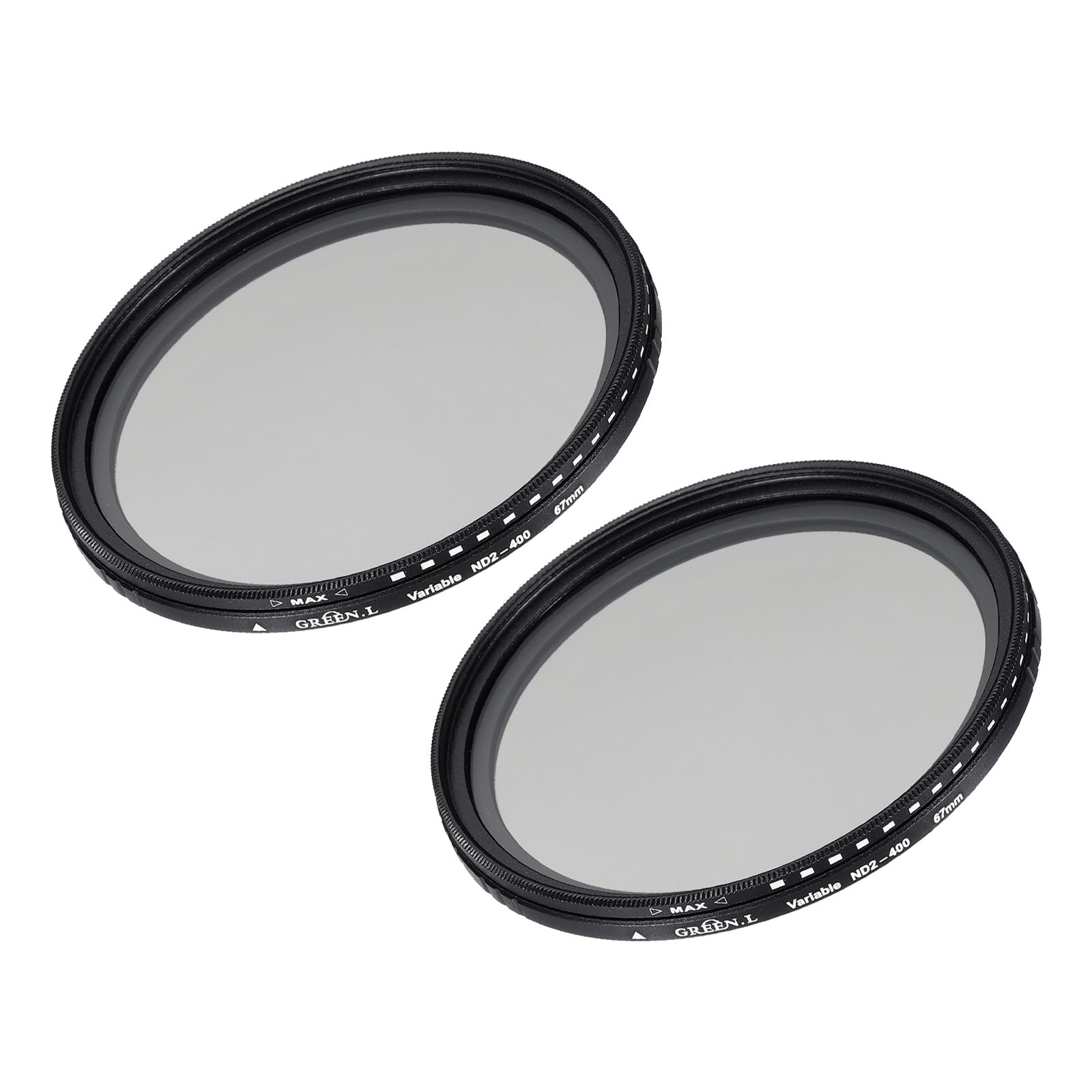 

uxcell Lens Variable Neutral Density Lens 67mm Circular ND Grayscale Filter for Camera Photo 2 Pieces ND2-400 Filter, Filter, Filter, Lens,