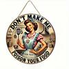 Vintage Wood Sign Funny Kitchen Decor for Home Dining Cafe Bar