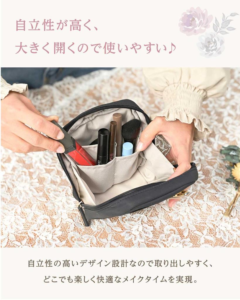 WDB Artist Makeup Cosmetic Travel Small Item Cosmetic Pouch (Makeup Supervised) Easy-to-Use Pouch, Pouch, Pouch, Case, (Turquoise Blue)