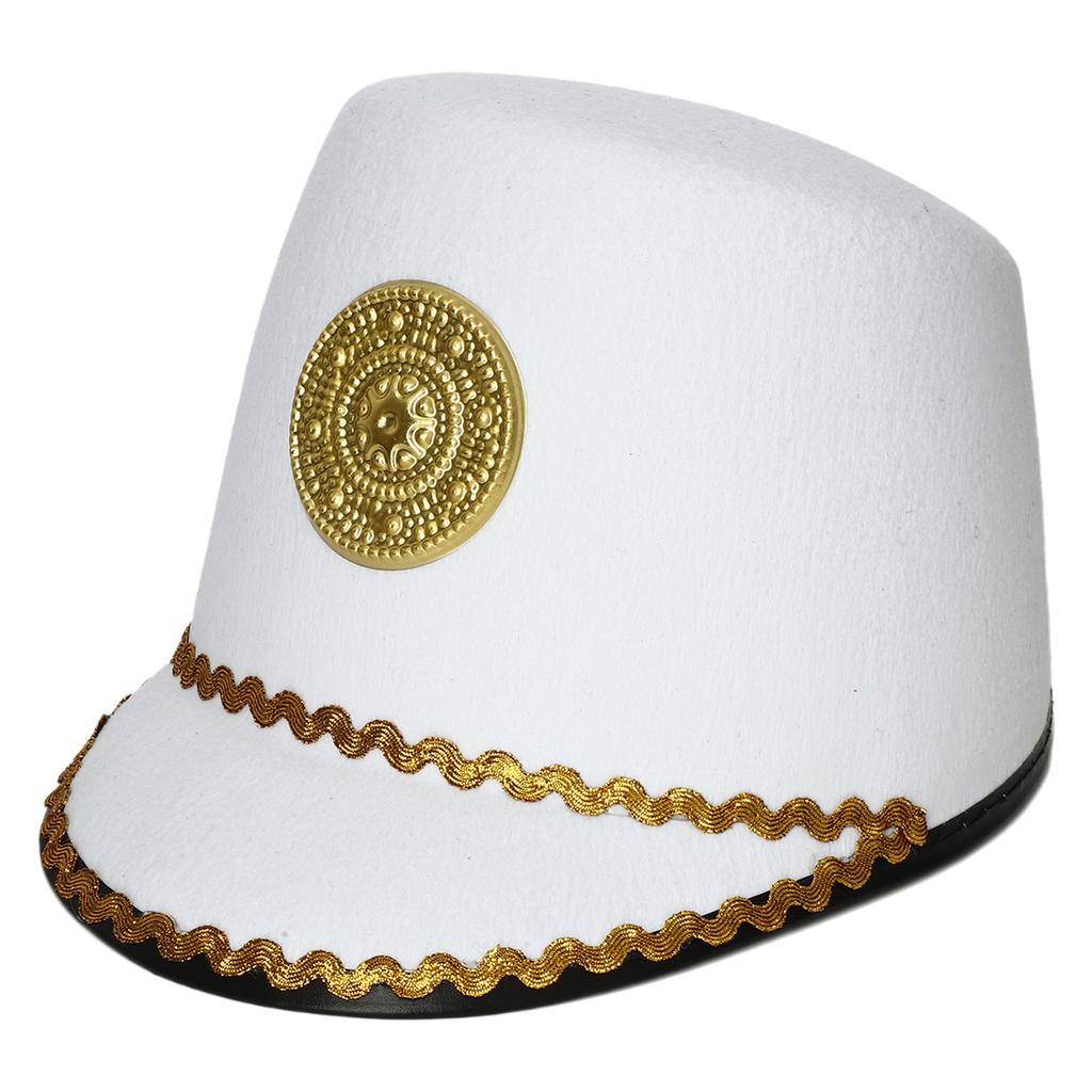 1 Stück Marschkapelle Hut Rollenspiel Soldatenhut Cosplay Leichtes Design Bequemes Kostümzubehör für Damen Herren