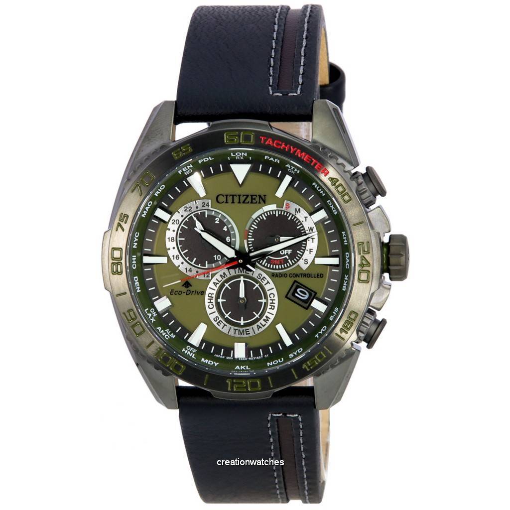 

Citizen Promaster Land Radio Controlled Chronograph Eco-Drive CB5037-17X 200M Мужские часы