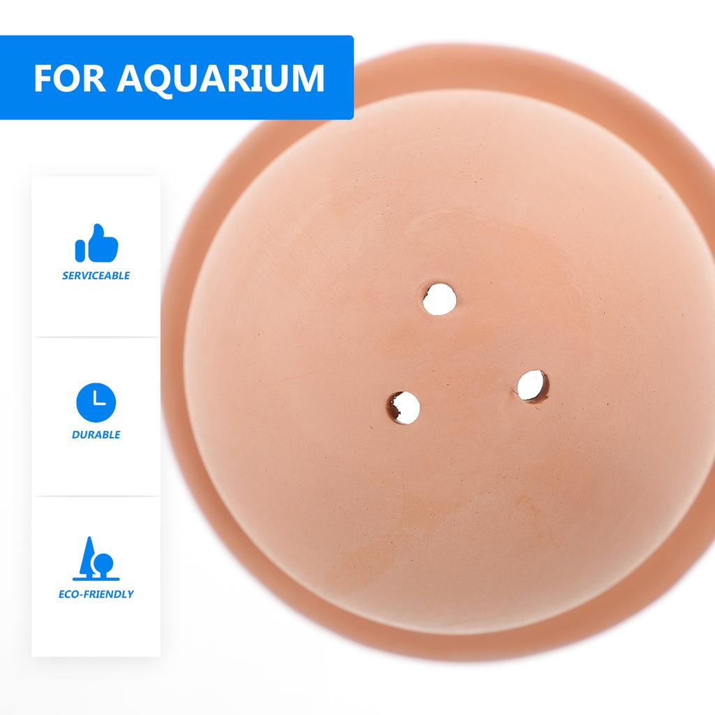 Laichbecher Töpferton Nachbildung Kaiserfisch Kegel Eierbrüter Zuchtröhrchen Angeln Aquarium