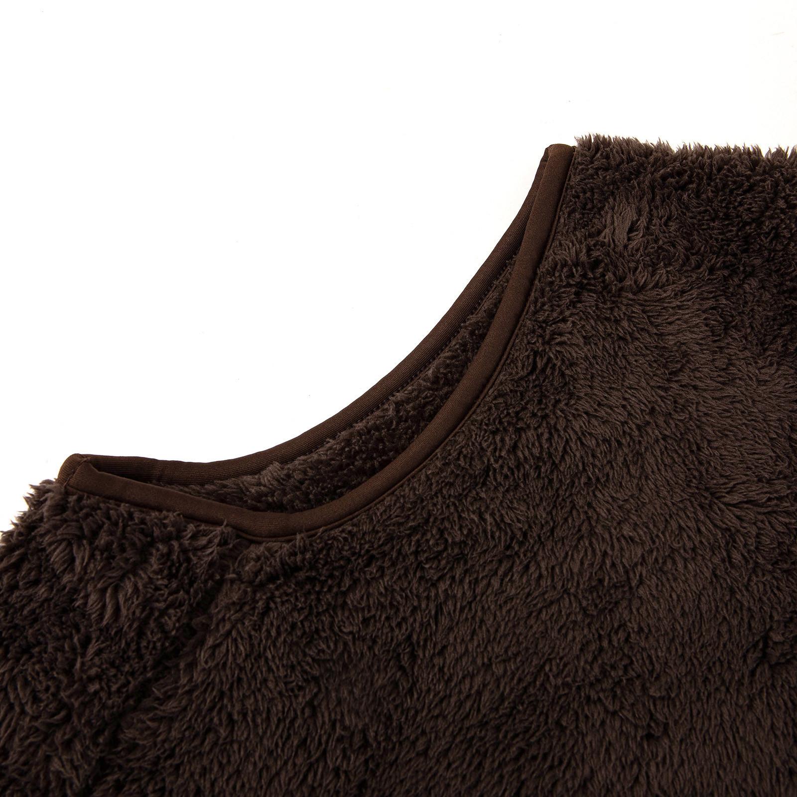 Мужская осенне-зимняя утолщенная теплая уличная флисовая куртка с защитой от холода — фото 3