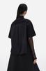 Jaa [Jaah] Cotton Color Block Short Sleeve T-Shirt_Black