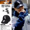 47BRAND Low Chicago White Sox Größe F [B-MVP06WBV-HM] Kappe, Kollaboration, Schwarz, MLB, Authentisch, (01) Schwarz,
