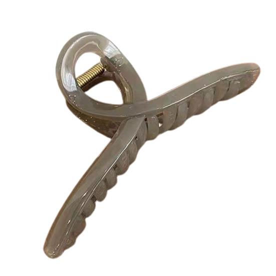 

Зажим-краб Большой размер Элегантный темперамент Полупрозрачный Нескользящий Украшение для прически Головной убор