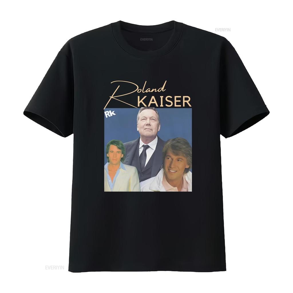 T-shirt Concerto Roland Kaiser Gadget per Fan con Design Stile Vintage Vintage Lavata Casual Grafica Elastica Traspirante Unisex