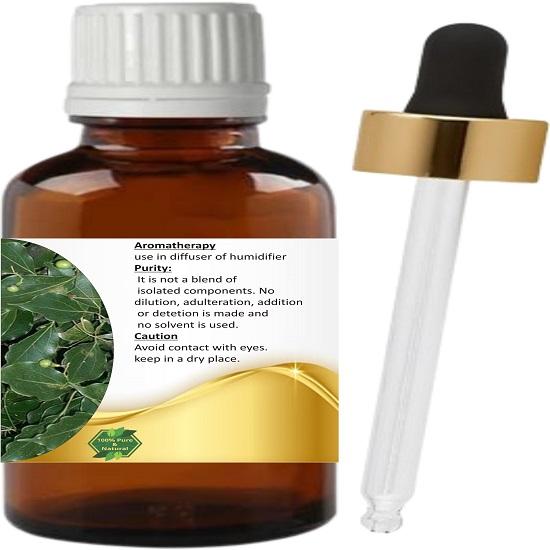 Levenmooi Ravensara (Ravensara aromatica) Čistý a přírodní esenciální olej terapeutické kvality ve sklenici