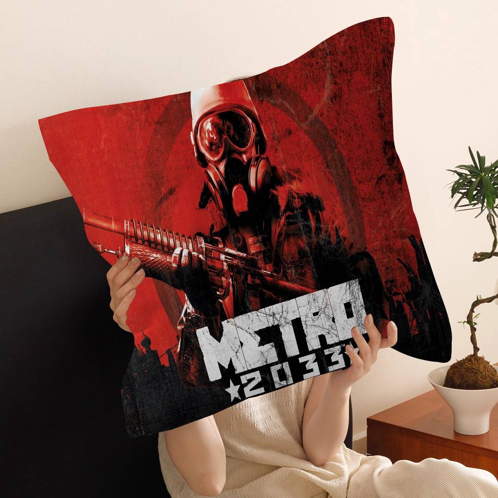 M-Metro 2033 Personalized Pillow Cover Kids Bedroom Wild Party Decor Pillowcase kid Birthday shower Gift