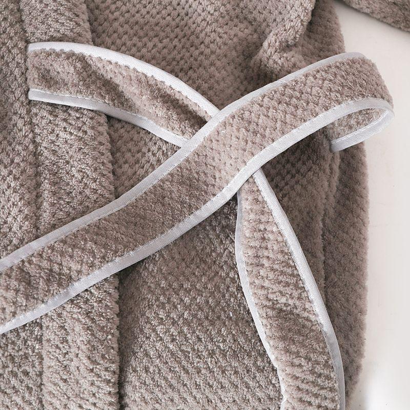 Men's Water-Absorbent Bath Towel Robe - Universal Wear for All Seasons