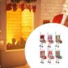 Set of 6 Christmas Giftbag Socks for Home Decoration Indoors Outdoor Hanging Stockings for Fireplaces Christmas Tree