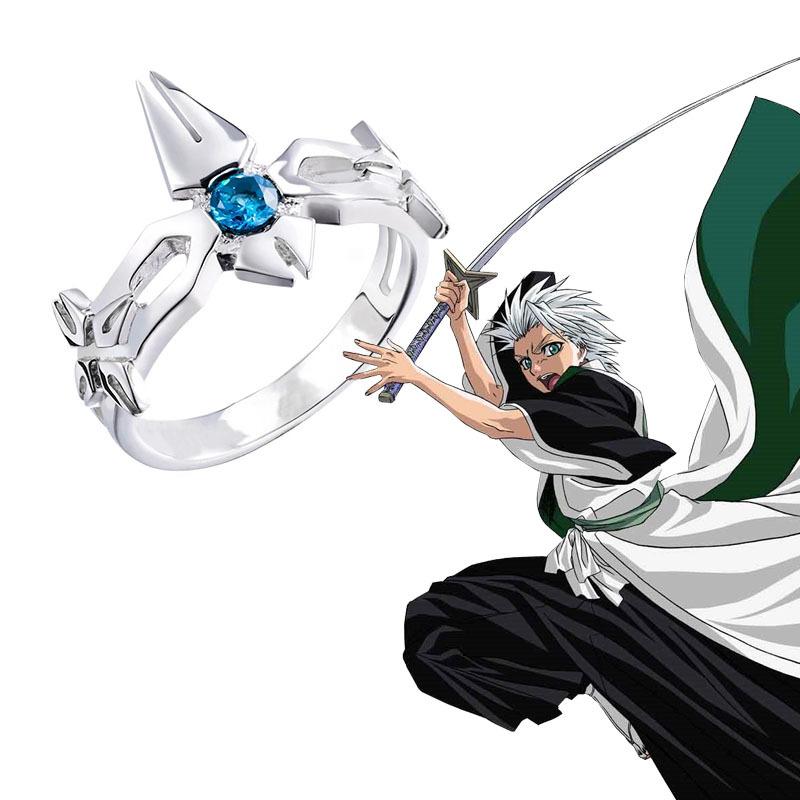 

Аниме Bleach Ring Hitsugaya Toushirou Косплей Унисекс Регулируемое отверстие Аниме Ювелирные изделия Кольца Аксессуары Подарки как