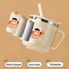 316 Stainless Steel Water Cup Mug For Kids Insulated Anti Scalding Milk Coffee Cup Mini Cute Drinking Mug With Straw