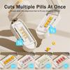 Drug Tablet Pill Cutter Adjustable Quartering Pill Divider  for Small or Large Pills