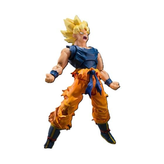 Tamashii Nations S.H.Figuarts Super Saiyan Son Goku Angry Warrior Dragon Ball Z 145mm PVC ABS Movable Figure