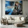 Johnny Wall Tapestry Aesthetic Wall Hanging Printed Fabric Blanket Decorative Tapestries for Bedroom Living Room Home Decor