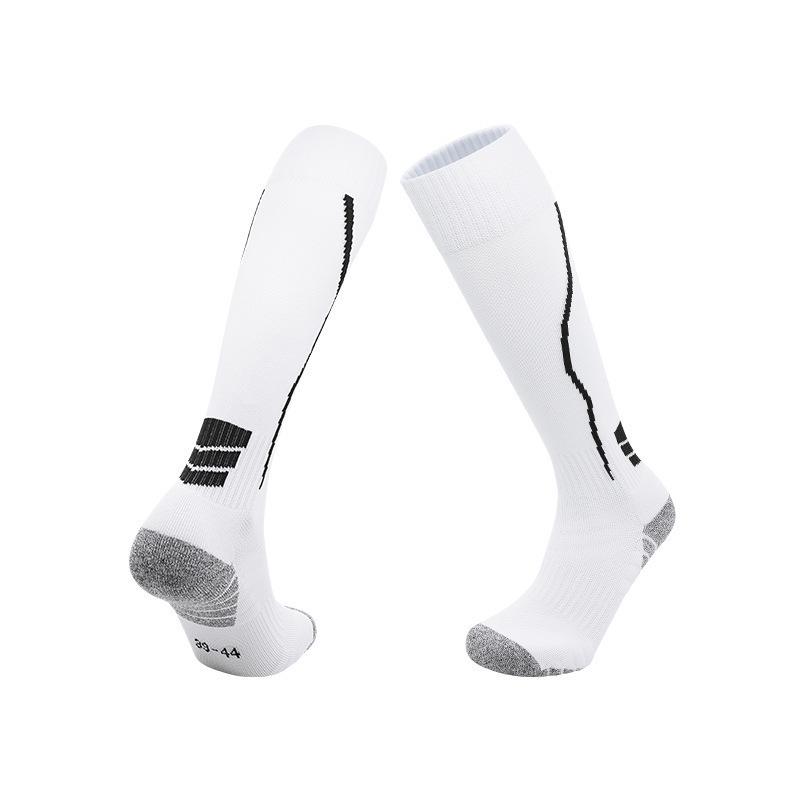 Unisex Long Tube Football Socks: Professional, Wear-Resistant, Sweat-Wicking, Non-Slip Sports Socks for Teens and Adults
