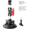 MAXCAM Aluminum Alloy Suction Cup PRO Compatible for GoPro HERO13/HERO12/HERO11/HERO10/HERO9/HERO8 Black