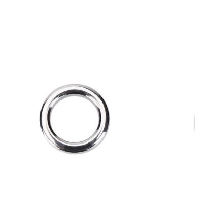 50pcs Heavy Duty Fishing Solid Stainless Steel Snap Split Rings Sea Fishing Lure Connector