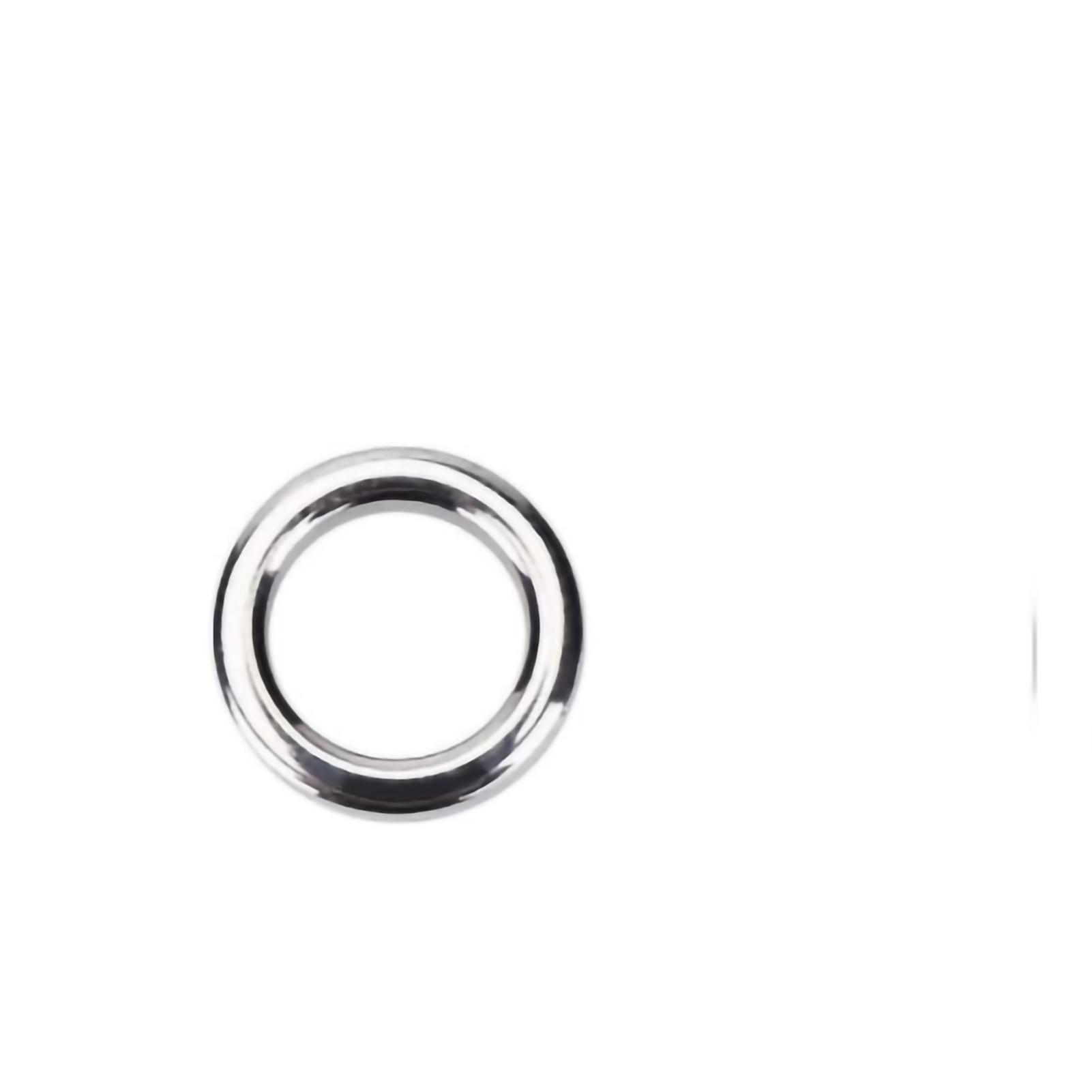 

50pcs Heavy Duty Fishing Solid Stainless Steel Snap Split Rings Sea Fishing Lure Connector 2.5mm