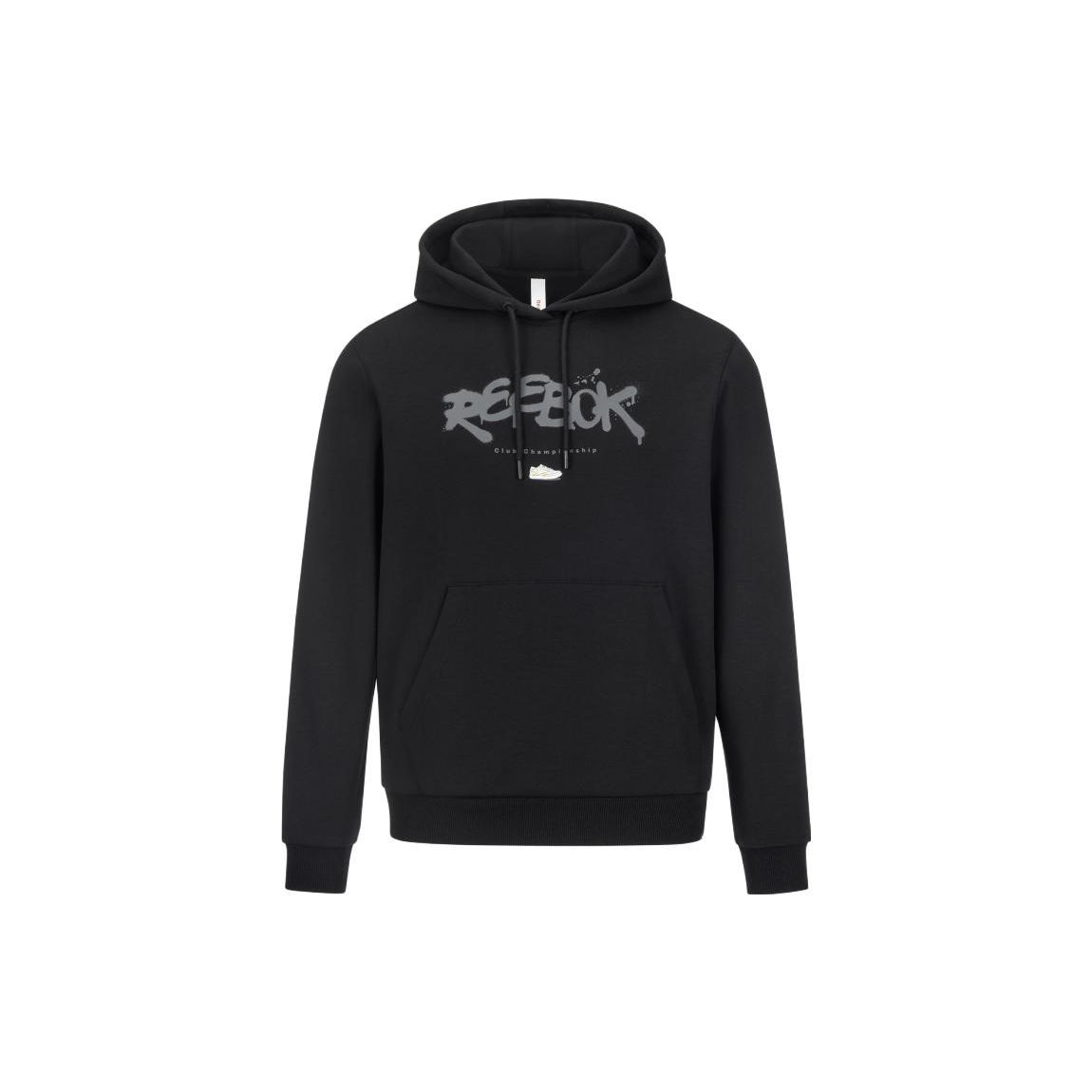 

Reebok Sports Lifestyle Series Letter Print Hooded Long Sleeve Sweatshirt Unisex sweatshirt Black 23RMS303U001 M