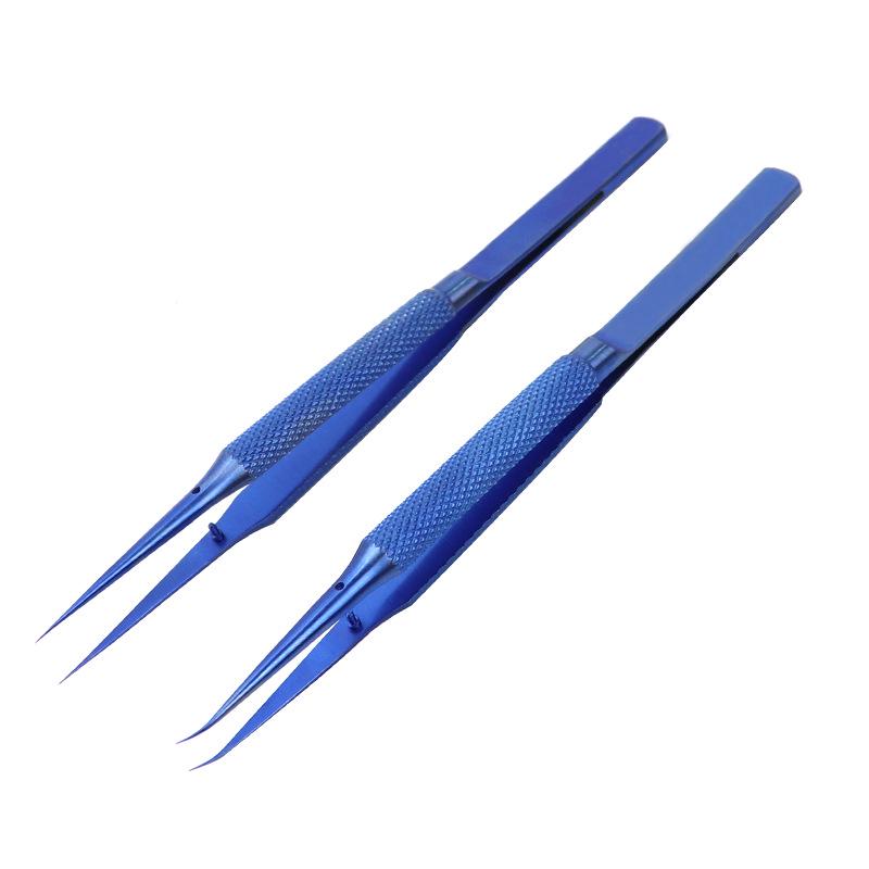High-Precision Titanium Tweezers: Stainless Steel Repair Tool for Mobile Phone Electronics.