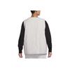 Nike Solid Warm Military Cotton Vest Men Tops Grey White DX0891-012