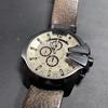 Used DIESEL Watch MEGA CHIEF Men's DZ4422 Chronograph White x Brown