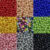 Perla Imitazione ABS, Perla Rotonda Monocromatica con Foro, Bracciale Collana Perline Fatti a Mano, Accessori Gioielli Fai da Te