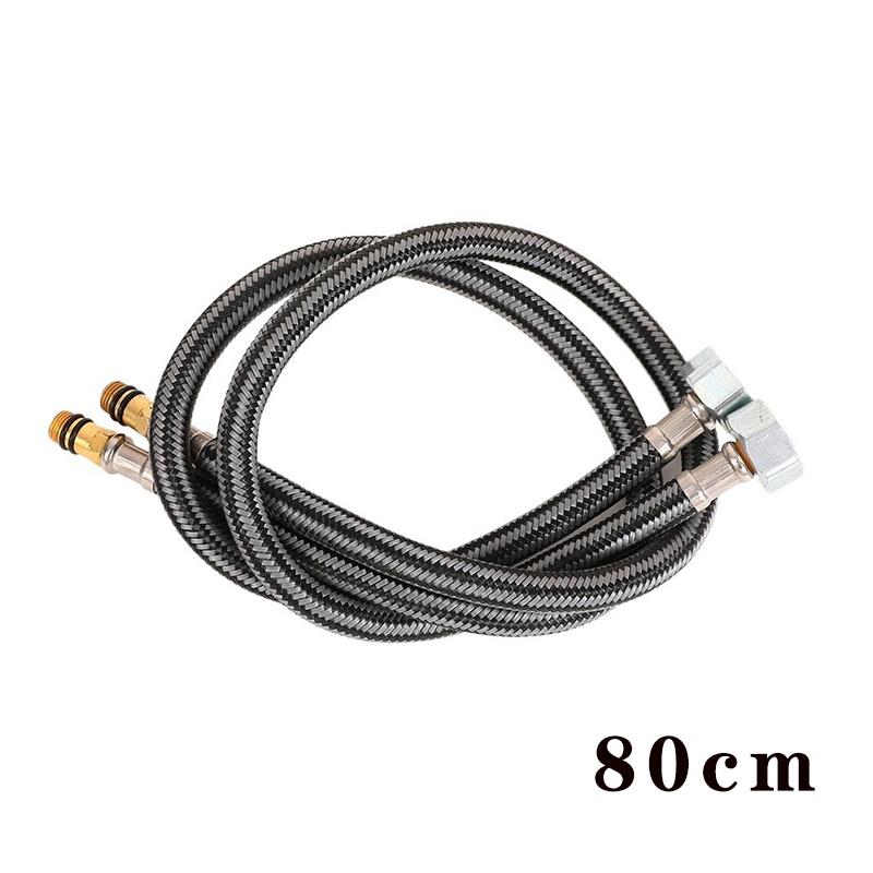 

Нержавеющая сталь Плетеный шланг Водонагреватель 304 Высокое давление Взрывозащищенная Водопроводная труба Смеситель для раковины Заостренный Впускной шланг 1pcs