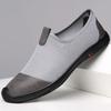 Men's Shoes New Breathable Casual Shoes Summer Hollow Out Mesh Shoe Soft Soled Comfortable Driving Shoes for Men Slip-On Loafers