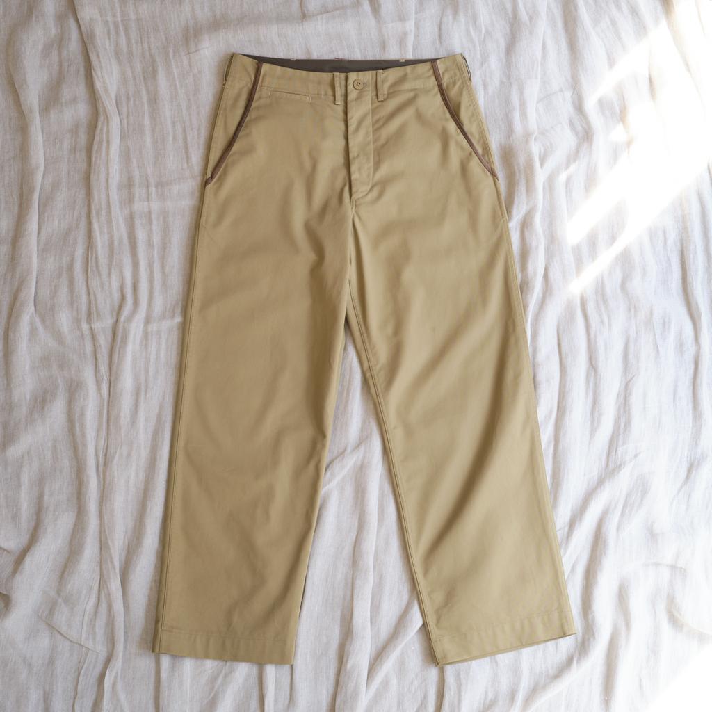 BONRROW Leather Mix Chino_Beige