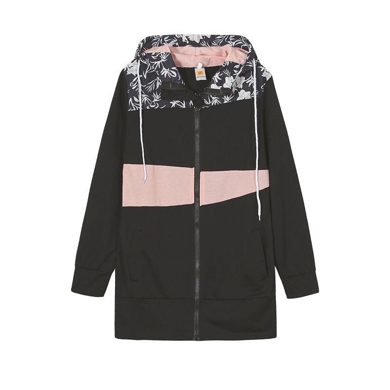 

European Style Women s plus Size Hoodie Drawstring Black 5XL