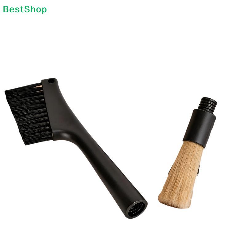 Detachable 2-in-1 Coffee Machine Cleaning Brush,Dual-Head Espresso Grinder Brush for Barista,Kitchen & Coffee Shop Use