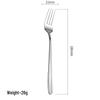 Thickened Long Handle Stainless Steel Korean Spoon & Fork Set for Dessert, Soup, and Ladling