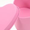 4Pcs Heart Candy Boxes Wedding Treat Tinplate Storage Box Elegant Heart Shaped Candy Packaging Box Valentine Wedding Favor