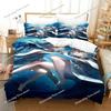 G-Gawr Gura Reflect Fanart holoMyth Bedding Set Duvet Cover Bed Set Quilt Pillowcase Comforter king Queen Size Boys Adult 025