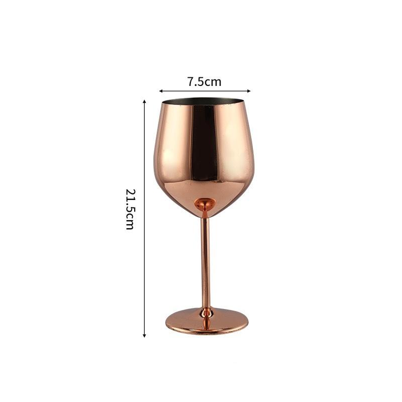 Stainless Steel Champagne Glases Electroplating Agave Cup Liquor Cocktail Goblet Juice Tumbler Party Restaurant Drinkware Cup