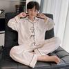 Boys Cotton Pajama Set Long Sleeve Cartoon Print Home Wear Kids 8 Years Comfortable Sleepwear