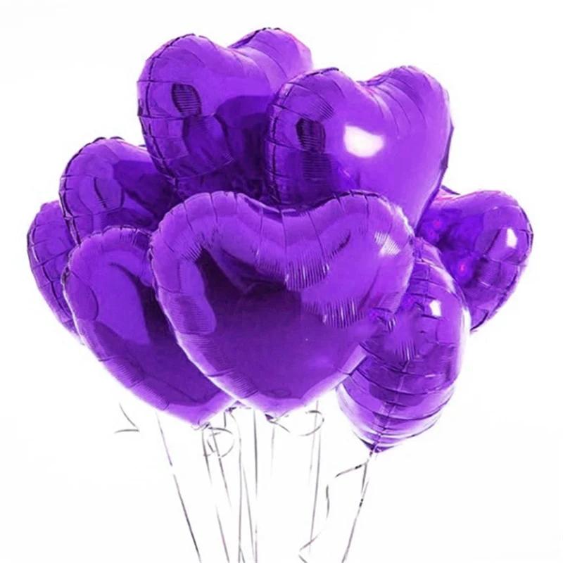 Palloncini Foil Cuore Oro Rosa 18 pollici Gonfiabili Elio Palloncini Decorazione Matrimonio Festa di Compleanno Palloncino Forniture Baby Shower
