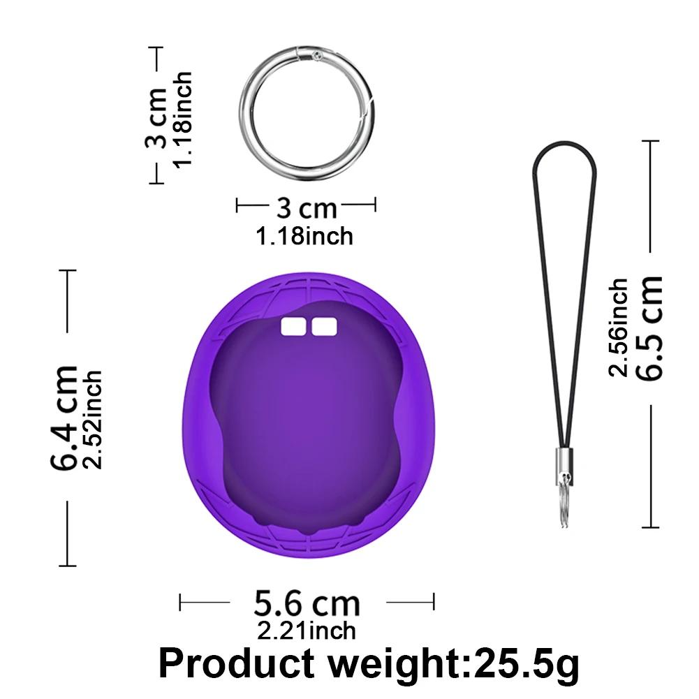 Capa Protetora de Silicone Fofa para Máquina de Bichinho Virtual Tamagotchi Uni 2025 com Cordão de Dedo Capa Macia Anti-Arranhões
