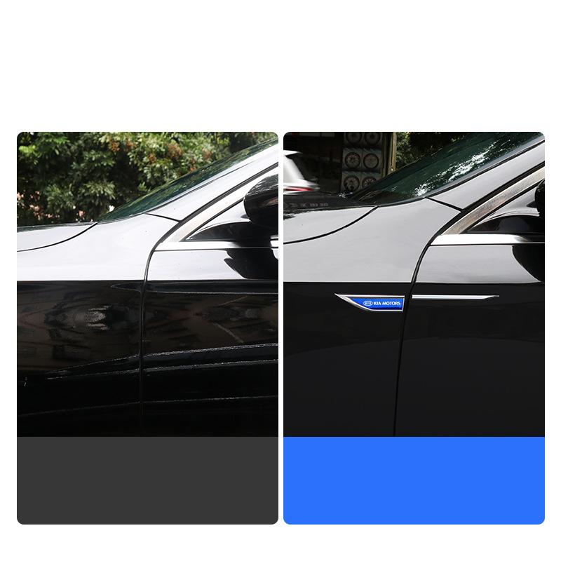 Boční kovová samolepka emblém panelu blatníku auta Příslušenství Pro Kia GT-Line Sportage Ceed Rio Picanto Sorento Soul Cerato Venga