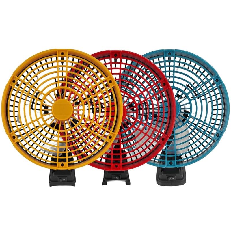 8 Inch USB-uitgang Batterij Koelventilator 18V Bureauventilator voor Binnenkoeling en Werkplaats Tafel Dagelijks Comfort Routine Gebruik