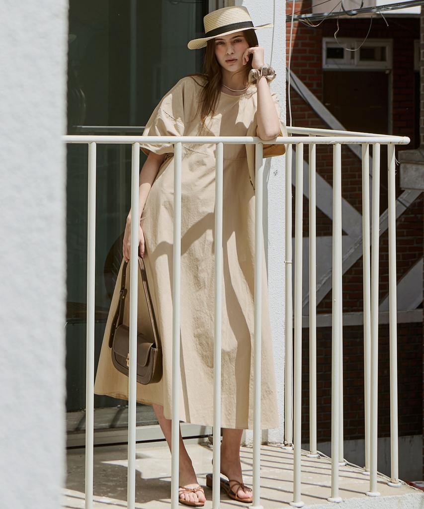 Lucida Maël Balloon Sleeve Dress_2 Colors